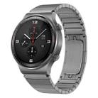 For Huawei Watch 4 / 4 Pro One Bead Stainless Steel Watch Band(Grey) - 1