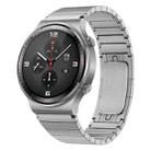For Huawei Watch 4 / 4 Pro One Bead Stainless Steel Watch Band(Silver) - 1