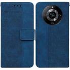 For Realme 11 Pro 5G/11 Pro+ 5G/Narzo 60 Pro 5G Geometric Embossed Leather Phone Case(Blue) - 1