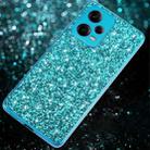 For Xiaomi Redmi Note 12 Pro 5G Global Glitter Powder Shockproof TPU Phone Case(Blue) - 1