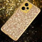 For Xiaomi Redmi Note 12 Pro 5G Global Glitter Powder Shockproof TPU Phone Case(Gold) - 1