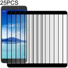 For Alcatel 7 25 PCS Full Glue Full Screen Tempered Glass Film(Black) - 1