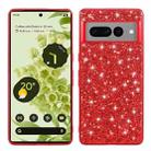 For Google Pixel 8 Pro Glitter Powder Shockproof TPU Phone Case(Red) - 1