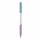 For Apple Pencil 2 LOVE MEI Rainbow Liquid Silicone Protective Pen Case(Blue) - 1