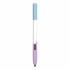For Samsung Galaxy Tab S6 Lite LOVE MEI Rainbow Liquid Silicone Protective Pen Case(Blue) - 1