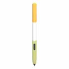 For Samsung Galaxy Tab S7 LOVE MEI Rainbow Liquid Silicone Protective Pen Case(Yellow) - 1