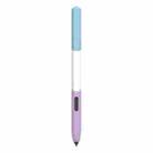 For Samsung Galaxy Tab S7 LOVE MEI Rainbow Liquid Silicone Protective Pen Case(Blue) - 1