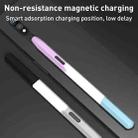 For Samsung Galaxy Tab S7 LOVE MEI Rainbow Liquid Silicone Protective Pen Case(Purple) - 4