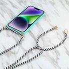 For iPhone 16 Pro Max Wheat Straw TPU Shockproof Phone Case with Neck Lanyard(Green) - 3