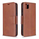 For Huawei Y5P / Honor 9S Retro Lambskin Texture Pure Color Horizontal Flip PU Leather Case with Holder & Card Slots & Wallet & Lanyard(Brown) - 1