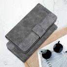 For OPPO Reno12 F 5G Geometric Embossed Leather Phone Case(Grey) - 2