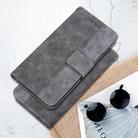 For OPPO A5 Pro 5G Geometric Embossed Leather Phone Case(Grey) - 2