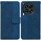 For Tecno Camon 30 Premier 5G Geometric Embossed Leather Phone Case(Blue) - 1