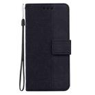 For Tecno Camon 30 Premier 5G Geometric Embossed Leather Phone Case(Black) - 3