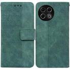 For Tecno Spark 30 Pro Geometric Embossed Leather Phone Case(Green) - 1