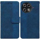 For Tecno Camon 30S / Camon 30S Pro Geometric Embossed Leather Phone Case(Blue) - 1