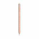 For Apple Pencil 2 LOVE MEI Frosted Leather Texture Silicone Protective Pen Case(Pink) - 1