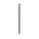 For Apple Pencil 2 LOVE MEI Frosted Leather Texture Silicone Protective Pen Case(Grey) - 1