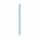 For Apple Pencil 2 LOVE MEI Frosted Leather Texture Silicone Protective Pen Case(Blue) - 1