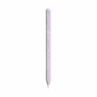 For Apple Pencil 2 LOVE MEI Frosted Leather Texture Silicone Protective Pen Case(Purple) - 1