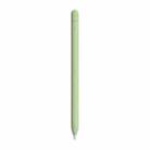 For Apple Pencil 1 LOVE MEI Frosted Leather Texture Silicone Protective Pen Case(Green) - 1