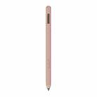 For Samsung Galaxy Tab S7 LOVE MEI Frosted Leather Texture Silicone Protective Pen Case(Pink) - 1