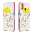For Huawei P Smart (2020) Colored Drawing Pattern Horizontal Flip Leather Case with Holder & Card Slots & Wallet(Elephant) - 1