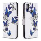 For Huawei P Smart (2020) Colored Drawing Pattern Horizontal Flip Leather Case with Holder & Card Slots & Wallet(Butterflies) - 1