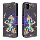 For Huawei Y5P / Honor 9S Colored Drawing Pattern Horizontal Flip Leather Case with Holder & Card Slots & Wallet(Big Butterfly) - 1