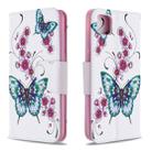 For Huawei Y5P / Honor 9S Colored Drawing Pattern Horizontal Flip Leather Case with Holder & Card Slots & Wallet(Peach Blossom and Butterfly) - 1