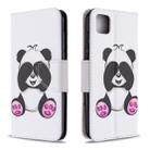 For Huawei Y5P / Honor 9S Colored Drawing Pattern Horizontal Flip Leather Case with Holder & Card Slots & Wallet(Panda) - 1