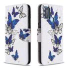 For Huawei Honor 9A Colored Drawing Pattern Horizontal Flip Leather Case with Holder & Card Slots & Wallet(Butterflies) - 1