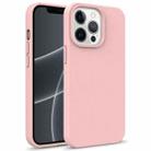 For iPhone 15 Pro Max Starry Series Shockproof Straw Material + TPU Protective Case(Pink) - 1