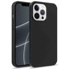 For iPhone 15 Pro Starry Series Shockproof Straw Material + TPU Protective Case(Black) - 1