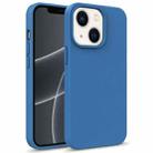 For iPhone 15 Starry Series Shockproof Straw Material + TPU Protective Case(Blue) - 1