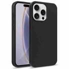 For iPhone 16 Pro Max Starry Series Shockproof Straw Material + TPU Protective Case(Black) - 1