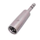 2206-1 6.35mm 1/4 TRS Male to XLR 3pin Male Adapter - 1