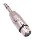 LZ1179 6.35mm 1/4 TRS Male to XLR 3pin Female Adapter - 1
