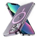 For iPhone 13 mini Airbag Shockproof MagSafe Phone Case(Pink) - 1