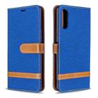 For Sony Xperia L4 Color Matching Denim Texture Horizontal Flip Leather Case with Holder & Card Slots & Wallet & Lanyard(Royal Blue) - 1