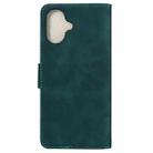 For iPhone 16 Plus Skin Feel Pure Color Flip Leather Phone Case(Green) - 3