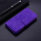 For iPhone 16 Skin Feel Pure Color Flip Leather Phone Case(Purple) - 2