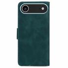 For iPhone 17 Air Skin Feel Pure Color Flip Leather Phone Case(Green) - 3