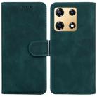 For Infinix Note 30 Pro Skin Feel Pure Color Flip Leather Phone Case(Green) - 1