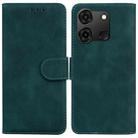 For Infinix Smart 7 India / 7 Plus Skin Feel Pure Color Flip Leather Phone Case(Green) - 1