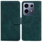 For Infinix Note 30 VIP Skin Feel Pure Color Flip Leather Phone Case(Green) - 1