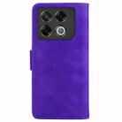 For Infinix GT 20 Pro 5G Skin Feel Pure Color Flip Leather Phone Case(Purple) - 3