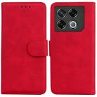 For Infinix GT 20 Pro 5G Skin Feel Pure Color Flip Leather Phone Case(Red) - 1
