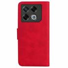 For Infinix GT 20 Pro 5G Skin Feel Pure Color Flip Leather Phone Case(Red) - 3