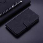 For Infinix Note 40 4G Skin Feel Pure Color Flip Leather Phone Case(Black) - 2